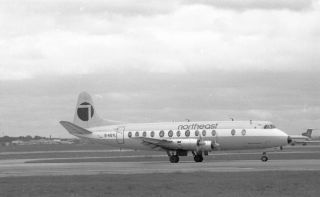 Northeast,  Viscount,  G - Aoyl,  Early 1970s,  Four 35mm Negatives