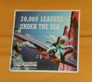 Vintage 20000 20,  000 Leagues Under The Sea View - Master Reels Packet With Booklet