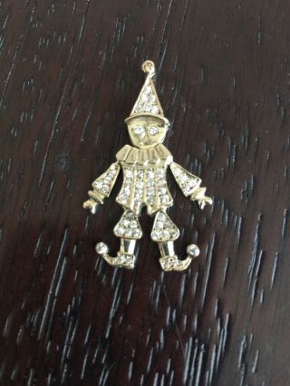 Vintage Sterling Silver Charm Circus Clown Moves