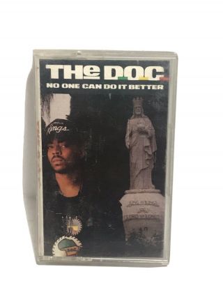 The D.  O.  C.  No One Can Do It Better Vintage Rap Cassette Tape Atlantic 1989 1263