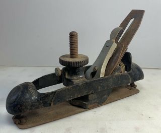 Antique Vintage Stanley No 20 Circular Compass Plane Woodworking Tool