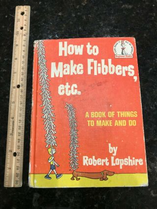 Vintage 1964 How To Make Flibbers Etc First Edition Robert Lopshire Dr Seuss