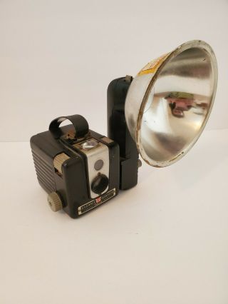 Vintage Old Antique Kodak Brownie Hawkeye Camera Flash Model