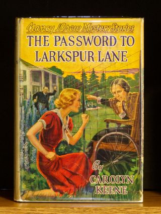 Vintage Nancy Drew - Password To Larkspur Lane - W/ Dj - Early Printing
