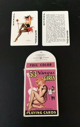 1 Deck Of Vintage Stancraft 53 Vargas Girls Playing Cards
