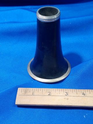 Vintage Harry Pedler Co Elkhart Clarinet Bell Only Replacement Part Vtg Old
