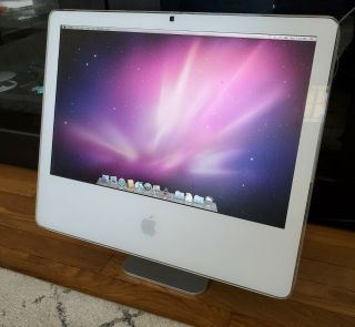 Vintage Apple Imac 20 Inch A1174 All In One Desktop Computer 2006 Good