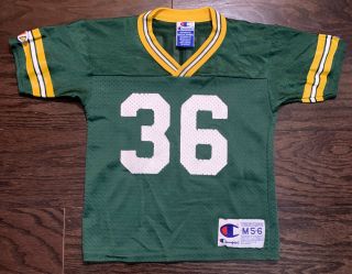 Champion Leroy Butler 36 Vintage Green Bay Packers Nfl Football Jersey Sz Medium