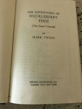 The Complete Novels Of Mark Twain Book.  Set Of Seven Vintage 1960’s 3