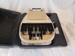 Vintage Stenograph Standard Model Court Reporter Shorthand Machine With Case