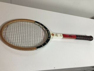 Vintage Spalding World Contender Wood Tennis Racquet Power Ply Construction