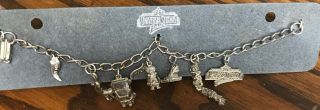 Vintage Universal Studios Charm Bracelet Et King Kong Jaws