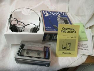 Vintage Panasonic Fm Am Stereo Radio Cassette Recorder Rx - S28 Mib