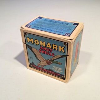 Monark Federal Empty 12 Gauge Shot Shell Box Minneapolis