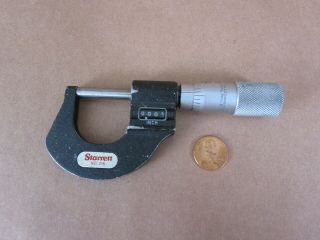 Vintage Starrett No.  216 Digital Outside Micrometer,  0 - 1 " Made In Japan