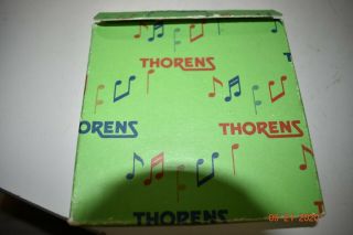 Vintage Thorens Swiss Ad30 Automatic Music Box Discs Set Boxed