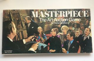 Vintage 1970 Masterpiece The Art Game By Parker Brothers - Complete Vg