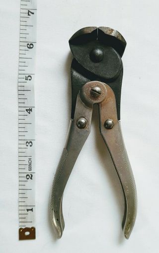 Vintage 6 " Sargent & Co.  End Cutting Nippers Made In Usa