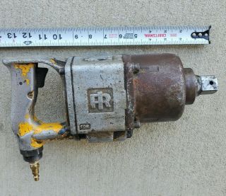 Vintage 1 " Inch Drive Ingersoll Rand Ir Air Pneumatic Impact Gun