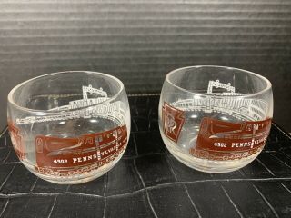 Vintage Pennsylvania Railroad 4902 Prr Roly Poly Glass / Cup