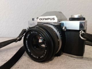 Vintage Olympus OMG 35mm SLR Film Camera with Olympus zuiko 50mm f/1.  8 3