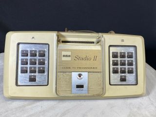 Vintage Rca Studio Ii Home Tv Programmer I8v100 Video Game Console 1976 Usa