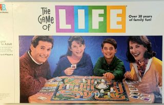 Vtg " The Game Of Life " Board Game By Milton Bradley 1991 Edition