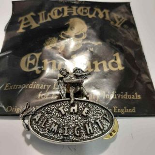 The Almighty - Rock Band - Official Pin Badge By Alchemy Gothic Vintage 1991