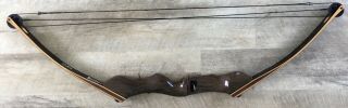 Vtg American Archery Cheetah Mag Lh Wood Compound Bow 30” Usa 65 Vintage Left