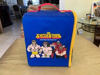 1991 Vintage Wwf Superstars Backpack Hulk Hogan Warrior Legion Of Doom