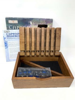 Captain ' s Mistress Vintage Wood Box Ball Game,  Connect 4 2