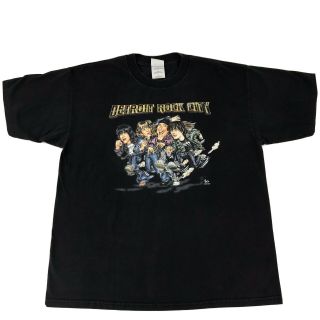 1999 Kiss Band Detroit Rock City Movie Promo Tee Shirt Xl Gildan Heavyweight Vtg