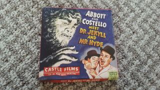 Vintage Castle Films 8mm Abbott And Costello Meet Dr.  Jekyll And Mr.  Hyde