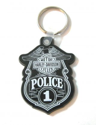 Harley Davidson Police 1 Key Ring / Fob