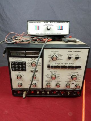 Vintage Sencore Model Va 62 Universal Video Analyzer With Nt64 Pattern Generator