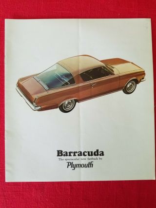 1965 Plymouth Barracuda Sales Brochure 8 Pages