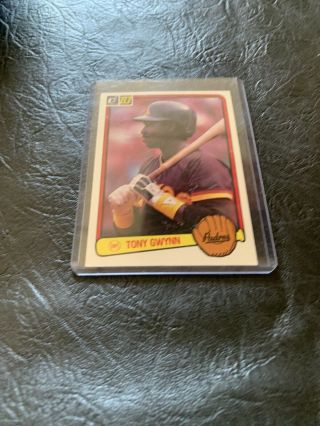 1983 Donruss Tony Gwynn Vintage Baseball Rookie Card Rc 598 San Diego Padres Mt
