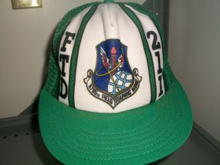 Vintage Military Usaf 3785 Field Training Wing 211 Air Force Snapback Cap/hat