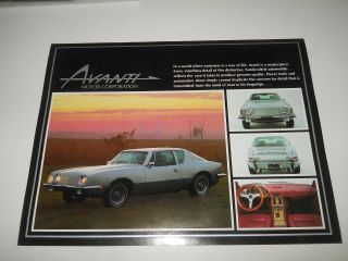 1983 Avanti Motor Corporation Avanti 20th Anniversary Brochure