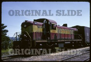 Orig 1965 Slide - Lake Superior & Ishpeming Ls&i Alco Rs2 Michigan Railroad Mi