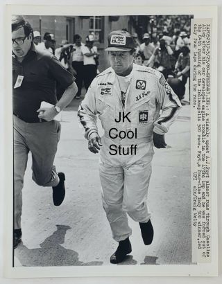 Vintage Aj Foyt 1980 Press Photo Indy 500 Indycar Racing Automobiles Automotive