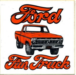 Vtg Hot Rod Sticker Ford Trucks Drag Race Old Stock Speed Shop