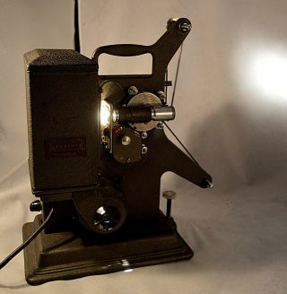 Vintage Keystone M8 8mm Movie Projector w/Case,  Spool, 2