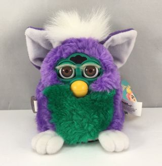 Tiger Electronics Furby Babies Purple And Green Vintage 1999
