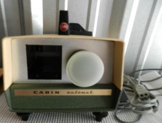 Vintage Cabin Automat Slide Projector W/ Remote Control Made In Japan