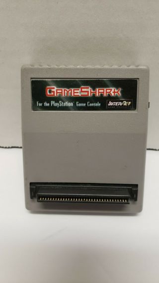 Vintage Retro Gaming Interact Game Shark.  V.  2.  4 For Playstation 1 Ps1