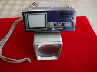 Vintage Panasonic Tr - 1010p Travelvision Analog Tv