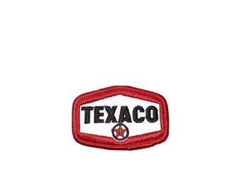 Texaco Red And White Fully Embroidered Iron - On Patch - 1b
