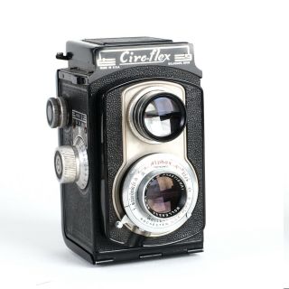 ^vintage 1948 Ciro - Flex Tlr Film Camera Wollensak Alphax 85mm F/3.  5 Lens