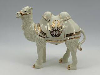 Vintage JADE PORCELAIN Bon Ton Set of 3 Animals Camel/Donkey/Cow 3